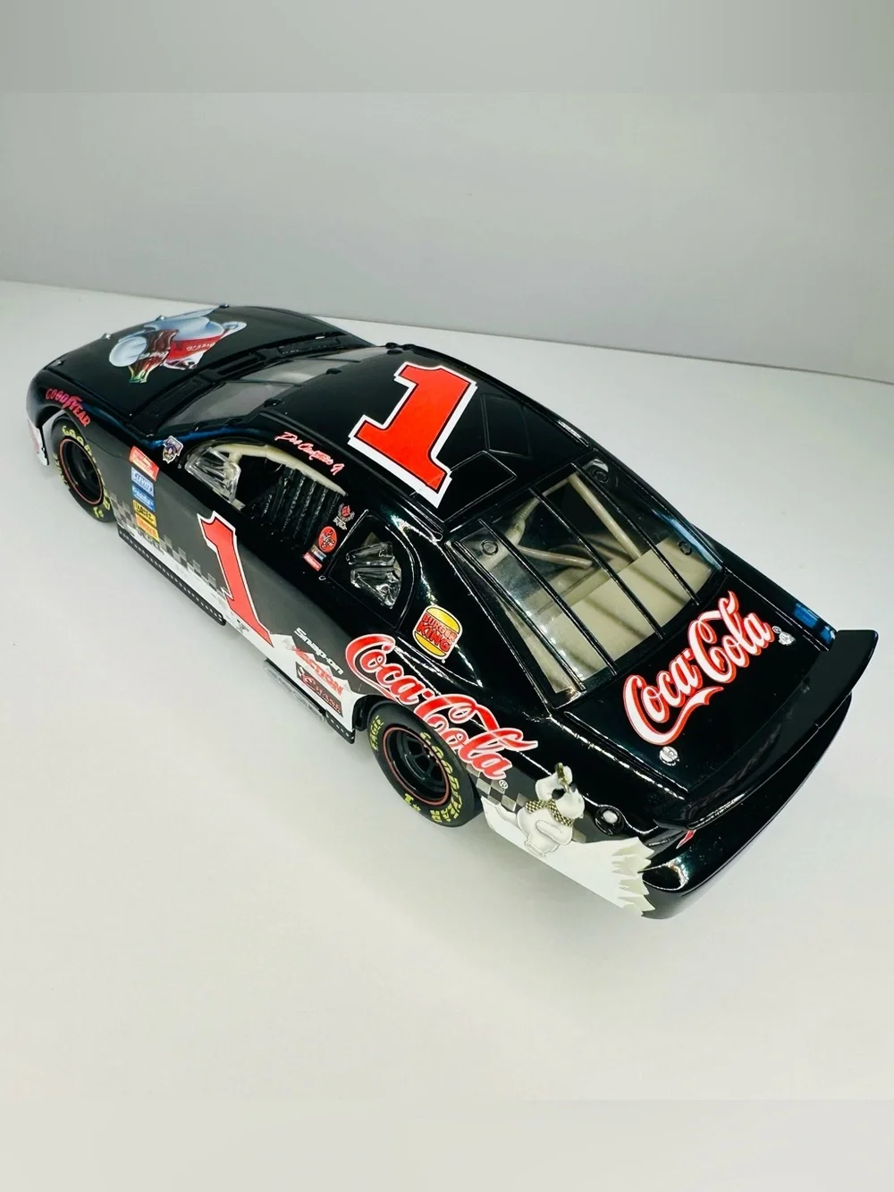 1998 Dale Earnhardt Jr. #1 Coca-Cola Polar Bear Monte Carlo 1:24 Action Platinum